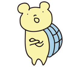 bear turtle bear sticker #13725180