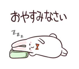 Sticker of the talking bow tie rabbit sticker #13725887