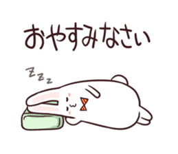 Sticker of the talking bow tie rabbit sticker #13725887