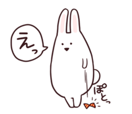 Sticker of the talking bow tie rabbit sticker #13725913