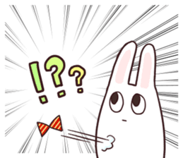 Sticker of the talking bow tie rabbit sticker #13725915