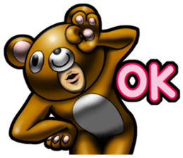 Bear man of the forest sticker #13725920