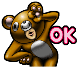 Bear man of the forest sticker #13725920