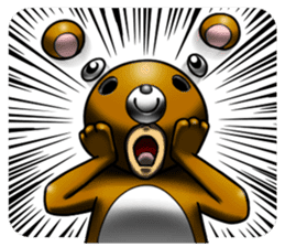 Bear man of the forest sticker #13725927