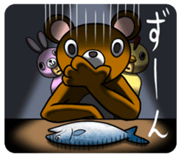 Bear man of the forest sticker #13725938