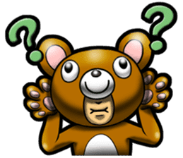 Bear man of the forest sticker #13725939