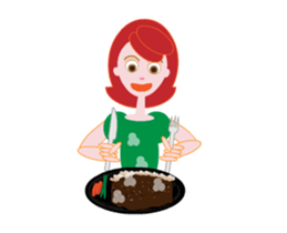 yumichan_Eat sticker #13725960