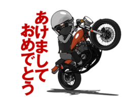 Ride naked bike animation2 sticker #13725997