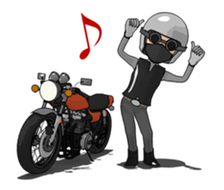 Ride naked bike animation2 sticker #13726002