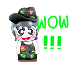 Hi! My name is Osamu.^__^ sticker #13726063