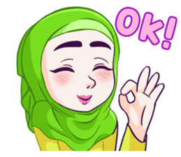 Hanna Hijab Girl sticker #13726403