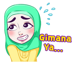 Hanna Hijab Girl sticker #13726414