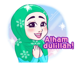 Hanna Hijab Girl sticker #13726415