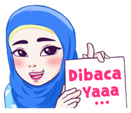 Hanna Hijab Girl sticker #13726421