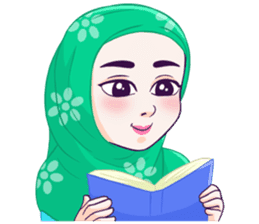 Hanna Hijab Girl sticker #13726422