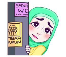 Hanna Hijab Girl sticker #13726425