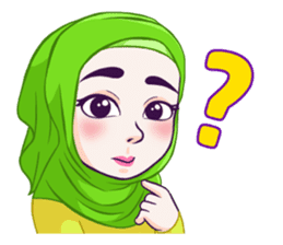 Hanna Hijab Girl sticker #13726426