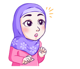 Hanna Hijab Girl sticker #13726427