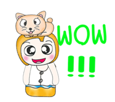 My name is Hayato.^__^ I love cat. sticker #13726943