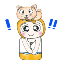 My name is Hayato.^__^ I love cat. sticker #13726952