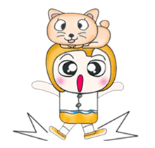 My name is Hayato.^__^ I love cat. sticker #13726955