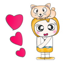 My name is Hayato.^__^ I love cat. sticker #13726956