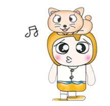 My name is Hayato.^__^ I love cat. sticker #13726957