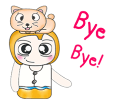 My name is Hayato.^__^ I love cat. sticker #13726964