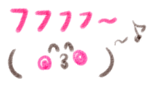 Crayon KAOMOJI Sticker sticker #13727057