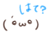 Crayon KAOMOJI Sticker sticker #13727070