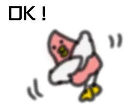 Heart bird Sticker sticker #13727221