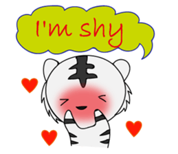 HAPPY! WHITE TIGERS' sticker sticker #13727235