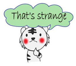 HAPPY! WHITE TIGERS' sticker sticker #13727246