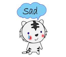 HAPPY! WHITE TIGERS' sticker sticker #13727247