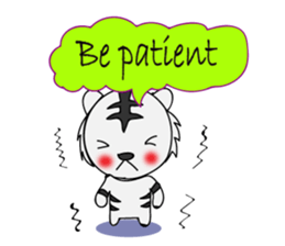 HAPPY! WHITE TIGERS' sticker sticker #13727254