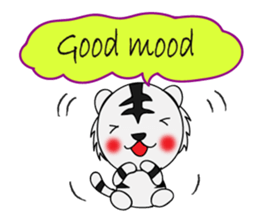 HAPPY! WHITE TIGERS' sticker sticker #13727255