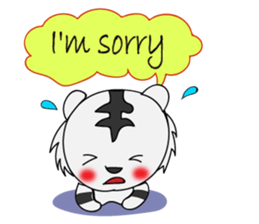 HAPPY! WHITE TIGERS' sticker sticker #13727258