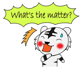 HAPPY! WHITE TIGERS' sticker sticker #13727261
