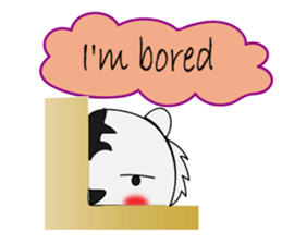 HAPPY! WHITE TIGERS' sticker sticker #13727264