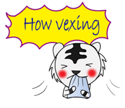HAPPY! WHITE TIGERS' sticker sticker #13727265