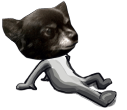 ROKU is a smart dog. 2 sticker #13728040