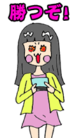Japanese Girl Gamer 2 sticker #13728510