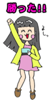 Japanese Girl Gamer 2 sticker #13728513