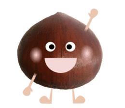 Marron of sweet chestnut sticker #13728649