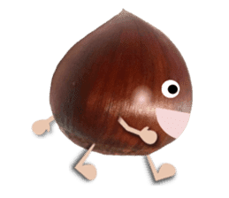 Marron of sweet chestnut sticker #13728654
