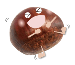 Marron of sweet chestnut sticker #13728657
