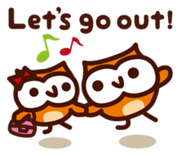 Happy OWL Hoo_3.Going out_English_ver sticker #13728878