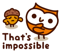 Happy OWL Hoo_3.Going out_English_ver sticker #13728882