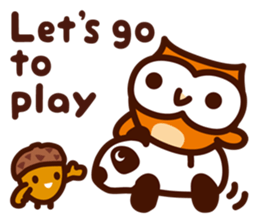 Happy OWL Hoo_3.Going out_English_ver sticker #13728885