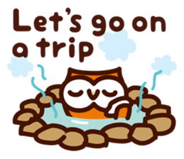 Happy OWL Hoo_3.Going out_English_ver sticker #13728888